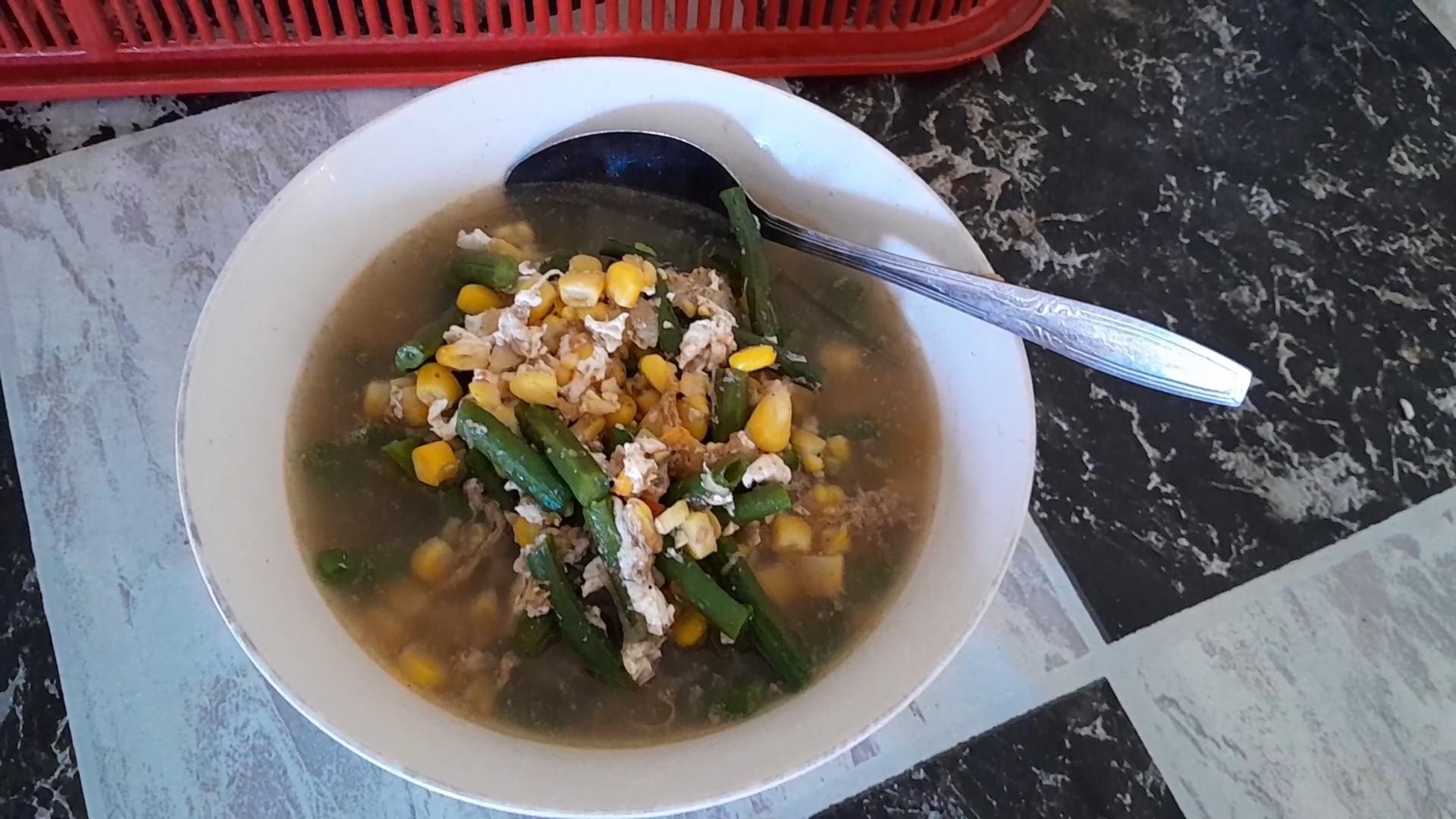 Sayur Kacang Panjang + Jagung